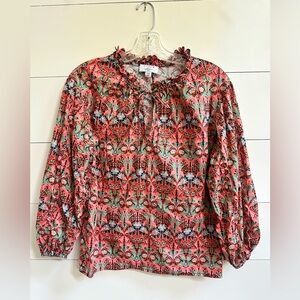 J Crew Liberty Print Blouse